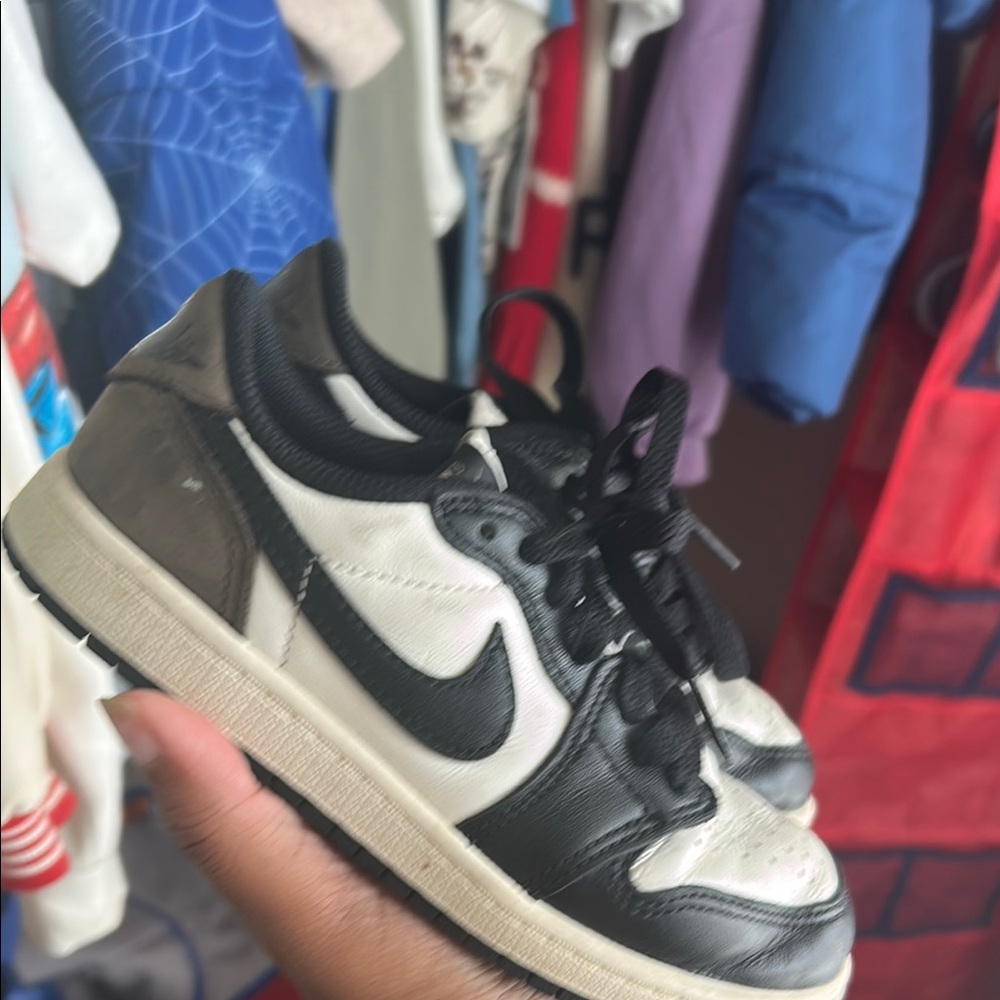 Kids Black and White Sneakers